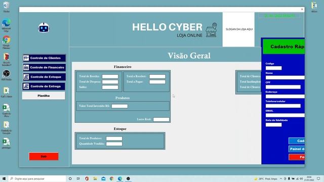 Excel VBA - Teste Janela Flutuante