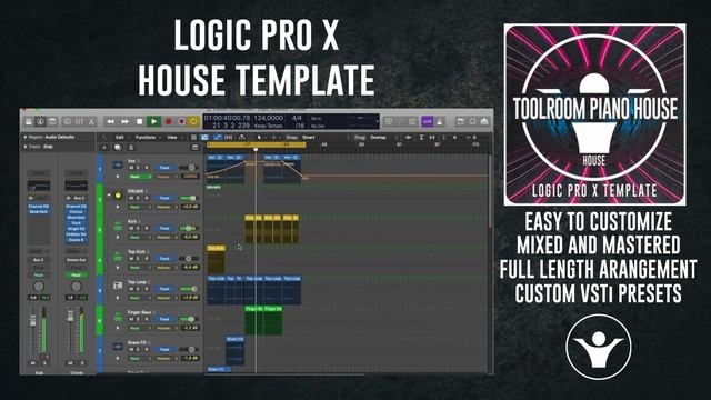 How make Piano House Toolroom Style in Logic Pro X