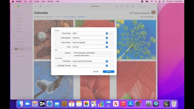 Export Pictures From Photos On Mac