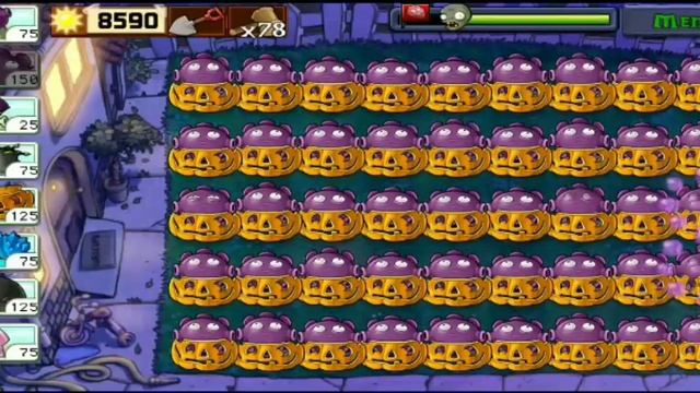 Plants vs Zombies Puzzle - Last Stand Night - 5 Flags Gameplay plantsvszombies