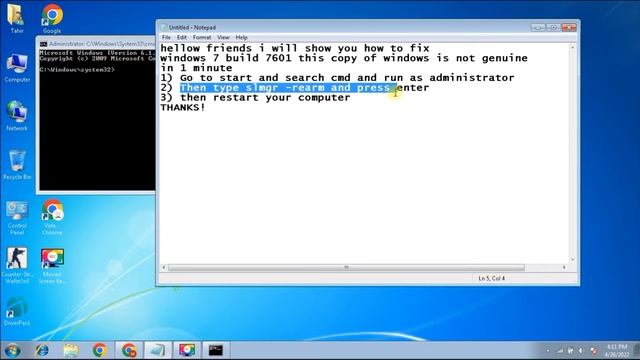How To Fix Windows Build 7601 | 100% Working All Windows | 2022