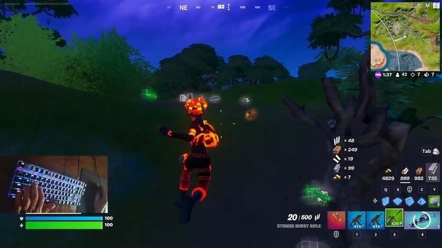 Solo Vs Squad Gameplay Fortnite Chapter 3 Season 3 - Intel Uhd 630 - Keyboard & Mouse Cam