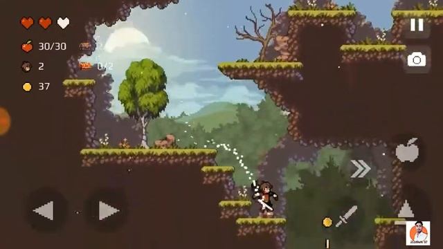 Funny GAMEPLAY | Apple Knight | PIXEL | Best game | BindassYS