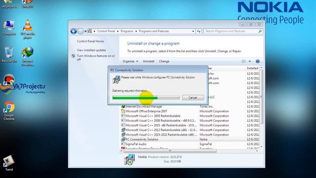 Nokia pc Connectivity Sollution Uninstall