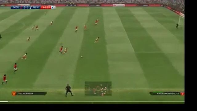PES 2016 GAMEPLAY ( MANCHESTER UNITED VS NORTH LONDON )