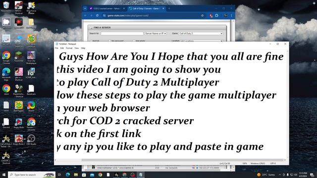 How to play Call of Duty 2 multiplayer for pc window 10/7/8 2024