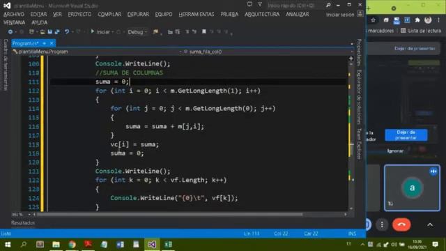 Operaciones con Matrices - Clase_16_09_2021
