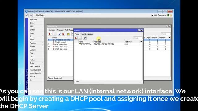 MIKROTIK | How to setup DHCP