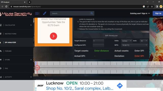 How to find DPI of Mouse in Windows 10?
