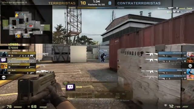 OPENING BOMB B WITH MAC-10 AT CACHE [CS:GO]