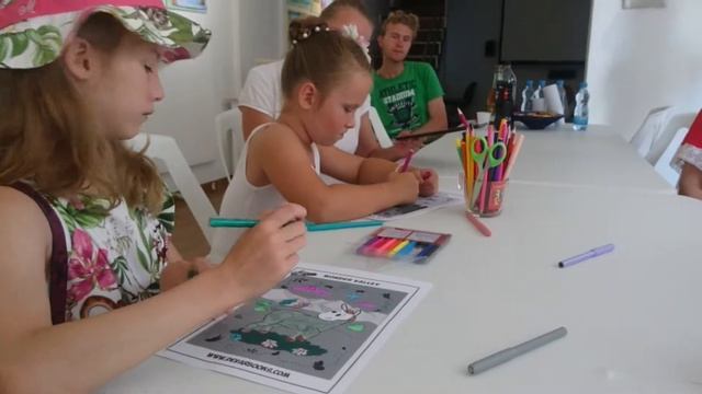 Enjoying Coloring  DEVAR Book with AR-effects