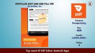 Top rated 10 Pdf Editor Android Apps