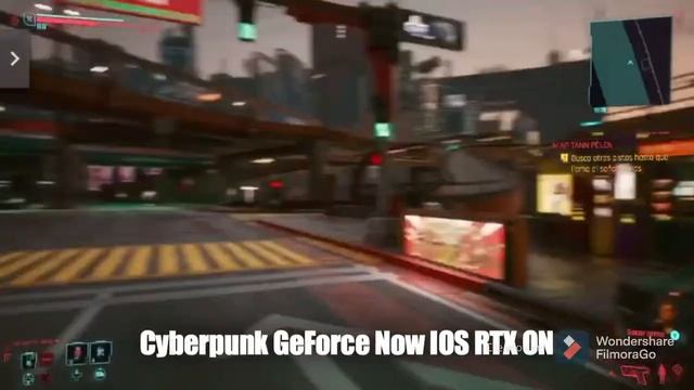 Cyberpunk 2077 GeForce Now RTX ON IOS