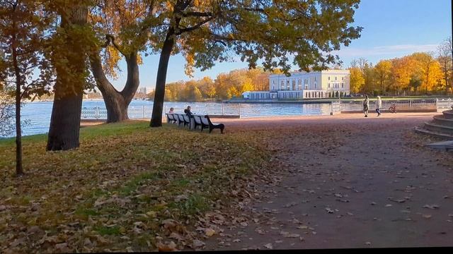 Осень на Елагином острове.