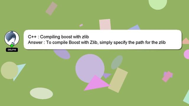 C++ : Compiling boost with zlib