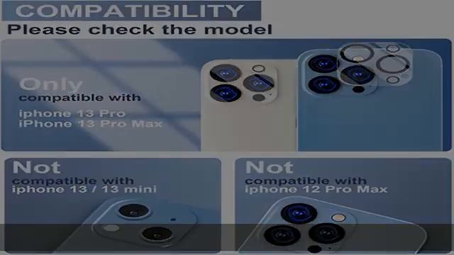 Camera Lens Protector for iPhone 13 Pro 6.1" ＆ iPhone 13 Pro Max 6.7",9H Hardness,Tempered Glass, H
