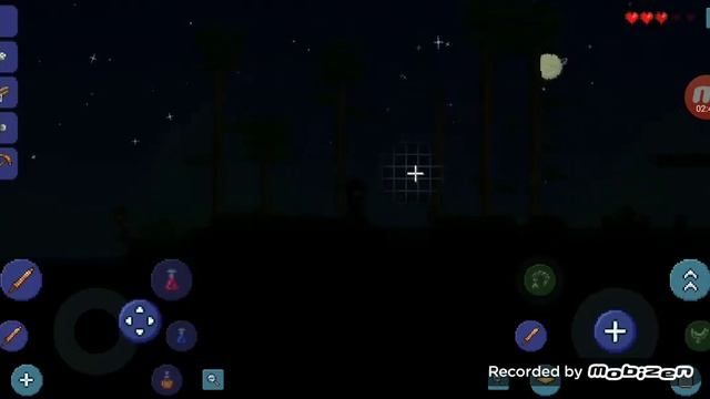 Играю  в Террарию на мамином телефоне 2 часть!!!!!!