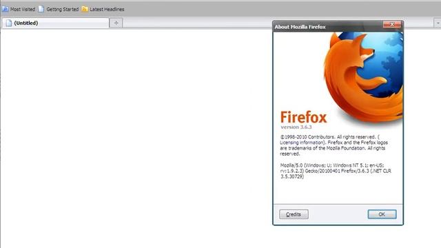 windows xp genius edition 2010 firefox
