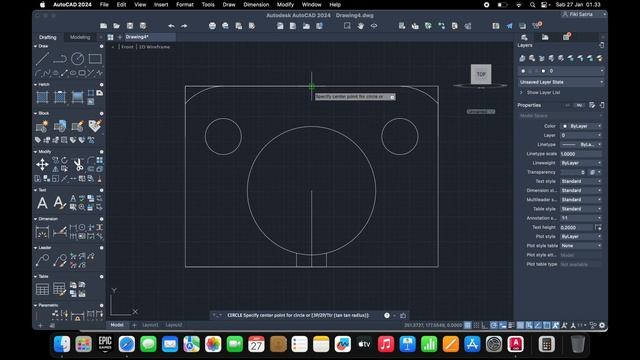 Tutorial Membuat Gambar 3D AutoCAD 2024 For Mac! UAS GAMTEK UISI -FIKI SATRIA 2012311003 MR.11