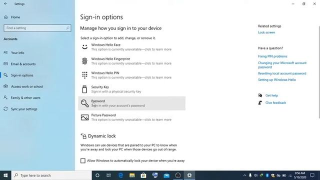Create Password Windows 10 || Technical Information