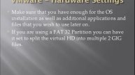 Summer 2009 Virtualization Workshop Part 8 VMware Settings Part 2