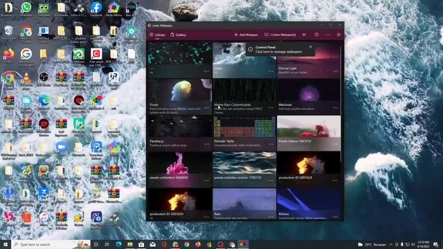 Tambah dan pasang wallpaper live free windows 10 & 11
