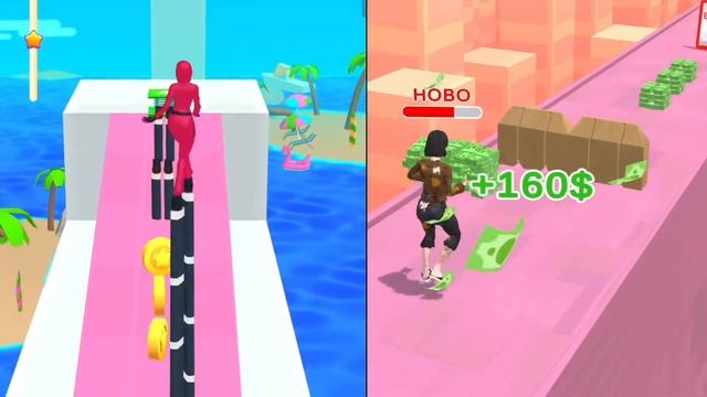 ✅Dancing Race🆚Money Run 3D - Gameplay IOS, Android Video Pro Walkthrough Mobile Games All Levels
