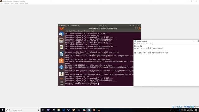 5  Installing SSH Server