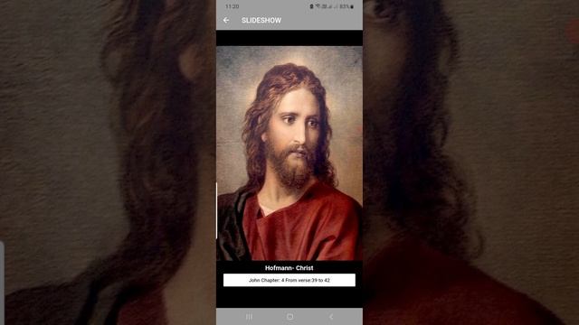 Slideshow 10- Christian art app (Android and IOS -See ABOUT)