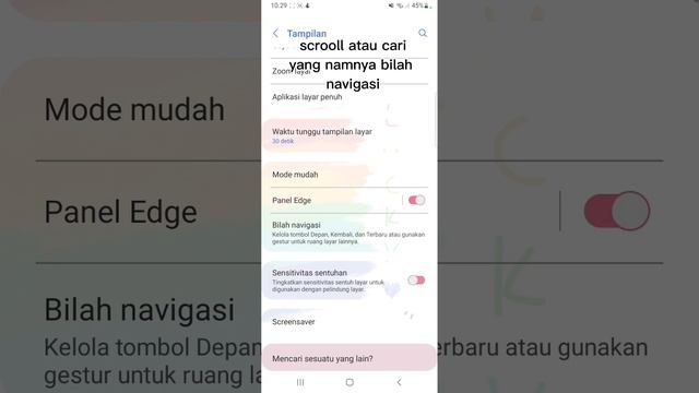 tutorial navigasi/ x home bar di hp samsung