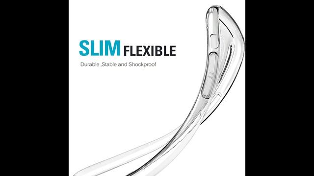 iPhone XS/X Case, Transparent Clear Slim Soft Case by MJ London, Silicone Cover for 5.8" iPhone XS/