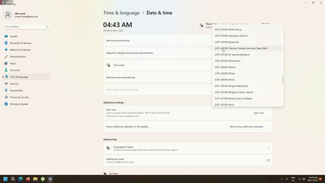 How to Change time in Windows 11 Change time zone | timing kaise change Kare windows 11 may