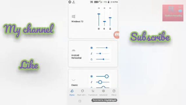 Best volume customisation and colours and icon  mi  ios   Windows  volume panal part 2