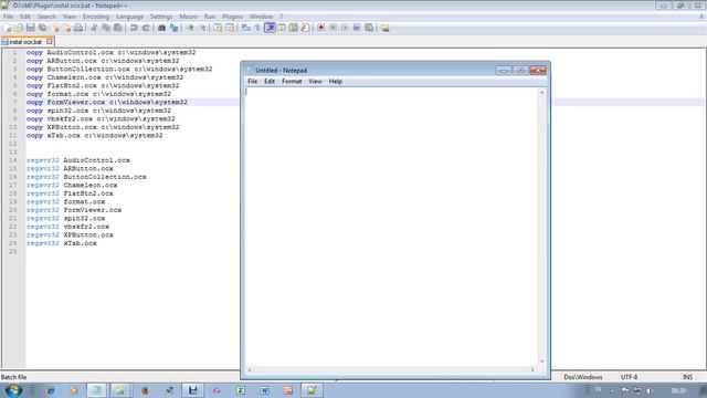 Cara meregister komponen vb6.