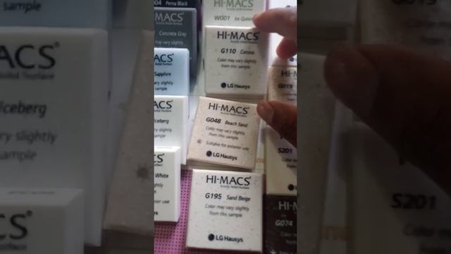 LG Hi macs solid surface