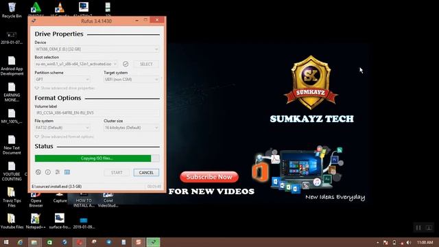 INSTALL WINDOWS 8.1 ON A FLASH DRIVE WITHOUT A DISK... 2019 VERSION