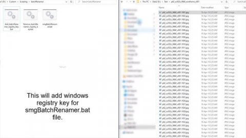 Batch rename file sequence in windows - smgBatchRenamer V1.0