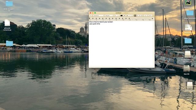 How to record your screen on mac os.