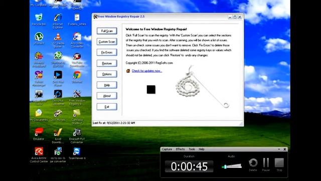 How to repair Windows Registry Errors with a free software