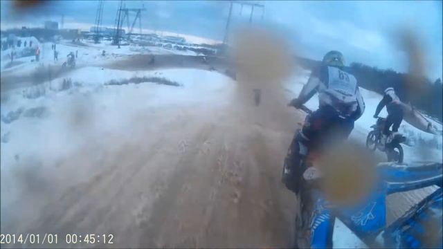 Чкаловский мотокросс 01.02.2015 Опен шипы