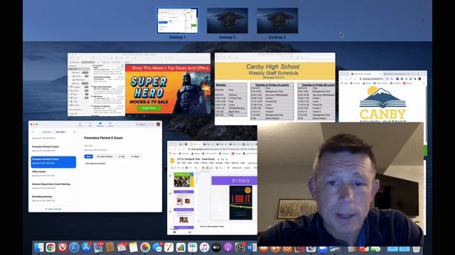 Setting up Spaces on a Mac