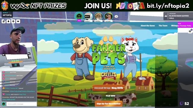 🐶  Farmer Pets at NFTOPIA 2