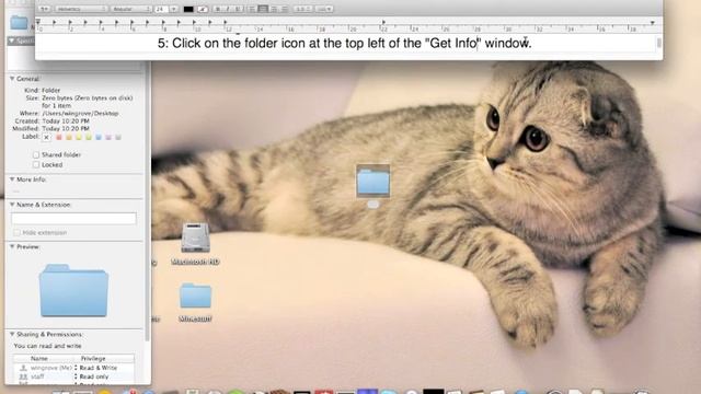 How to Create an Invisible Folder on Mac OS X