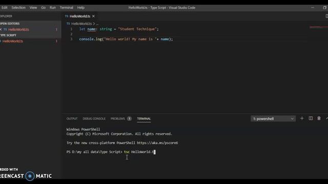 TypeScript basic tutorial with demo Part 1