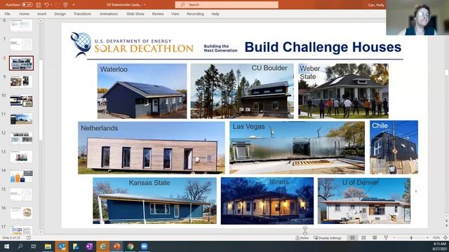 The Solar Decathlon Program at the US Department of Energy