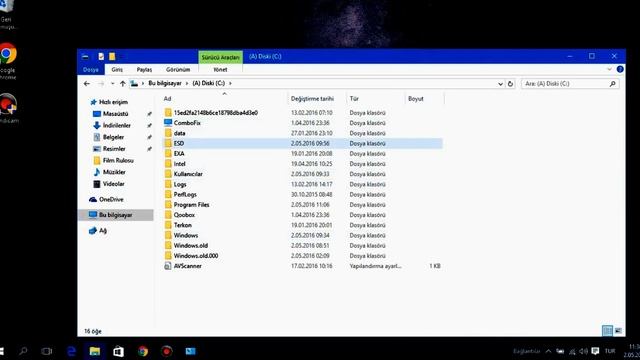 Bilgisayarınızı win 10 yapma