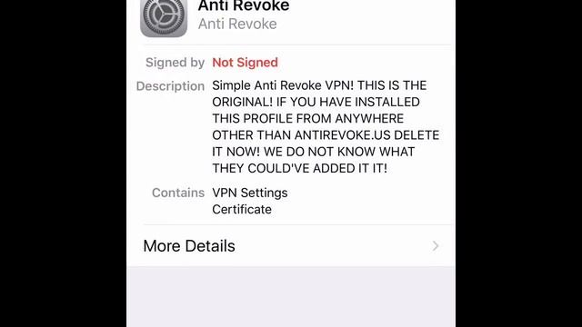 How To Get A Antirevoke For Tweeked Apps