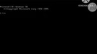 windows 98 glitch ms dos