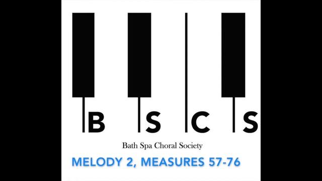 If I Give My Love an Apple Melody 2, Measures 57-76